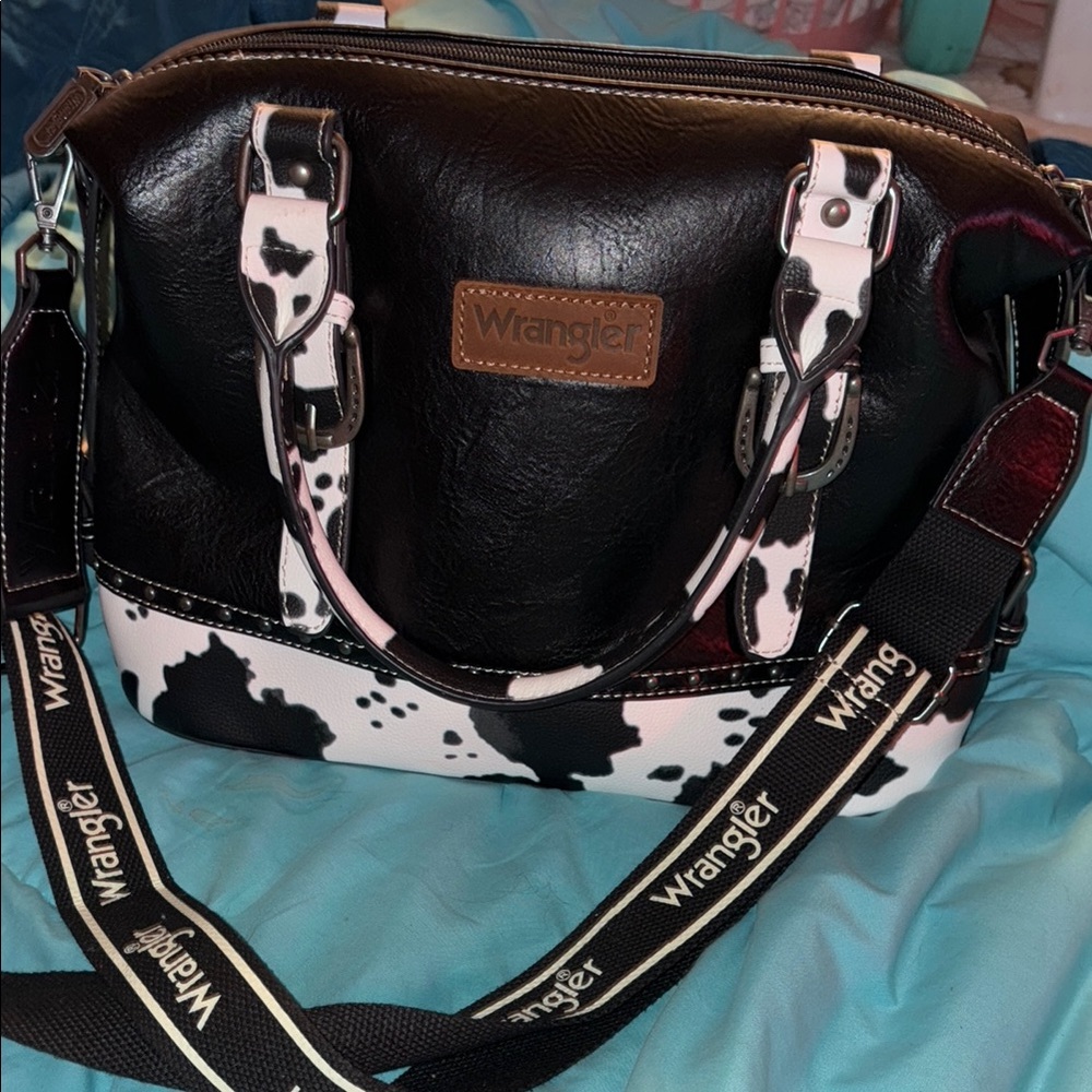 Wrangler Cow Print crossbody bag